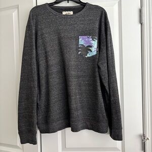 Vans Off The Wall Charcoal Gray Pullover Sweatshirt XL